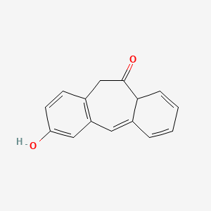 molecular formula C15H10O2 B587961 3-Hydroxy 5-Dibenzosuberenone CAS No. 30235-46-2