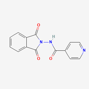 molecular formula C14H9N3O3 B5879661 N-(1,3-二氧代-1,3-二氢-2H-异吲哚-2-基)异烟酰胺 