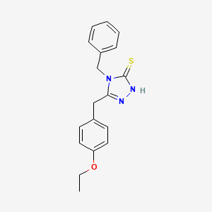 molecular formula C18H19N3OS B5879670 4-benzyl-5-(4-ethoxybenzyl)-4H-1,2,4-triazole-3-thiol 