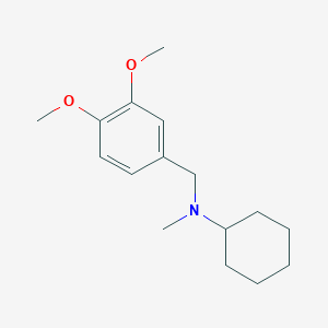 molecular formula C16H25NO2 B5879707 N-(3,4-dimethoxybenzyl)-N-methylcyclohexanamine 
