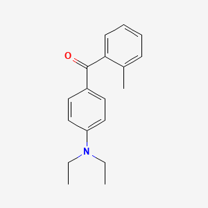 molecular formula C18H21NO B5879711 [4-(diethylamino)phenyl](2-methylphenyl)methanone CAS No. 6230-47-3