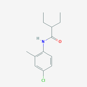 molecular formula C13H18ClNO B5879717 N-(4-chloro-2-methylphenyl)-2-ethylbutanamide 