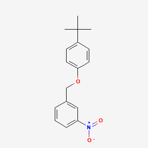 molecular formula C17H19NO3 B5879741 1-[(4-tert-butylphenoxy)methyl]-3-nitrobenzene 