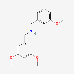 molecular formula C17H21NO3 B5879781 (3,5-dimethoxybenzyl)(3-methoxybenzyl)amine 