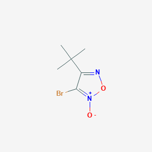 molecular formula C6H9BrN2O2 B5879858 3-bromo-4-tert-butyl-1,2,5-oxadiazole 2-oxide CAS No. 415712-01-5