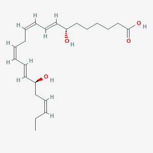 molecular formula C22H34O4 B587990 7(S),17(S)-二羟基-8(E),10(Z),13(Z),15(E),19(Z)-二十二碳五烯酸 CAS No. 887752-13-8