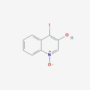 molecular formula C9H6INO2 B5879936 4-iodo-3-quinolinol 1-oxide 