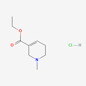 molecular formula C9H16ClNO2 B587996 槟榔碱乙酯盐酸盐 CAS No. 17210-50-3