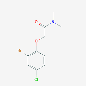 molecular formula C10H11BrClNO2 B5879982 2-(2-bromo-4-chlorophenoxy)-N,N-dimethylacetamide 