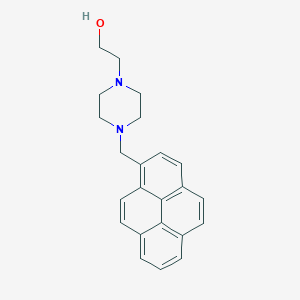 molecular formula C23H24N2O B5879999 2-[4-(1-pyrenylmethyl)-1-piperazinyl]ethanol 