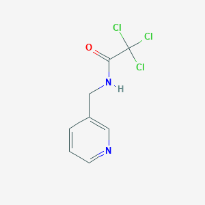 molecular formula C8H7Cl3N2O B5880009 2,2,2-trichloro-N-(3-pyridinylmethyl)acetamide 