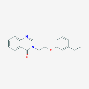 molecular formula C18H18N2O2 B5880037 3-[2-(3-ethylphenoxy)ethyl]-4(3H)-quinazolinone 