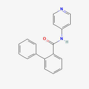molecular formula C18H14N2O B5880061 N-4-pyridinyl-2-biphenylcarboxamide 