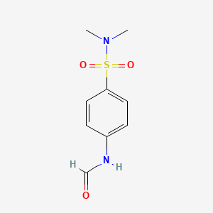 molecular formula C9H12N2O3S B5880070 4-(formylamino)-N,N-dimethylbenzenesulfonamide 