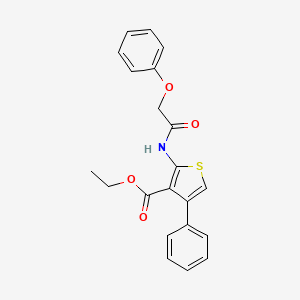 ethyl 2-[(phenoxyacetyl)amino]-4-phenyl-3-thiophenecarboxylate