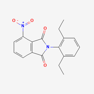 molecular formula C18H16N2O4 B5880088 2-(2,6-diethylphenyl)-4-nitro-1H-isoindole-1,3(2H)-dione 