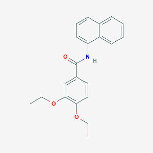 molecular formula C21H21NO3 B5880096 3,4-diethoxy-N-1-naphthylbenzamide 