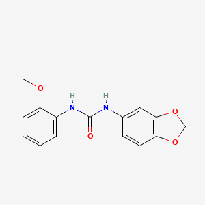 molecular formula C16H16N2O4 B5880119 N-1,3-benzodioxol-5-yl-N'-(2-ethoxyphenyl)urea 