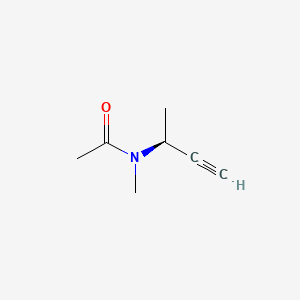 molecular formula C7H11NO B588013 N-[(2S)-3-Butyn-2-yl]-N-methylacetamide CAS No. 145679-21-6