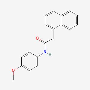 molecular formula C19H17NO2 B5880142 N-(4-methoxyphenyl)-2-(1-naphthyl)acetamide 