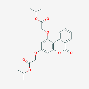 molecular formula C23H24O8 B5880155 diisopropyl 2,2'-[(6-oxo-6H-benzo[c]chromene-1,3-diyl)bis(oxy)]diacetate 