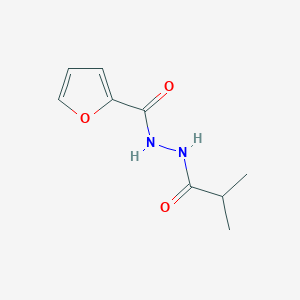 molecular formula C9H12N2O3 B5880197 N'-isobutyryl-2-furohydrazide 