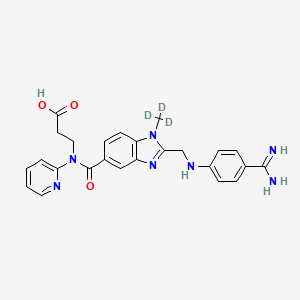 molecular formula C25H25N7O3 B588023 达比加群-d3 CAS No. 1246817-44-6