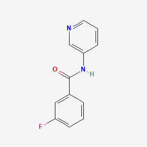 molecular formula C12H9FN2O B5880233 3-fluoro-N-3-pyridinylbenzamide 