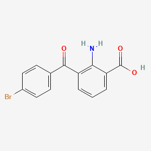 B588025 2-Amino-3-(4-bromobenzoyl)benzoic Acid CAS No. 241496-82-2