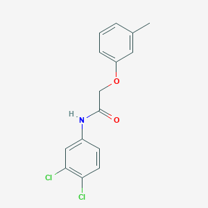 molecular formula C15H13Cl2NO2 B5880271 N-(3,4-dichlorophenyl)-2-(3-methylphenoxy)acetamide 