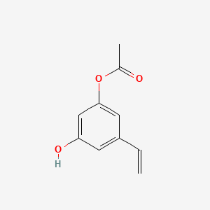 molecular formula C10H10O3 B588030 3-Acetoxy-5-hydroxy styrene CAS No. 920489-98-1