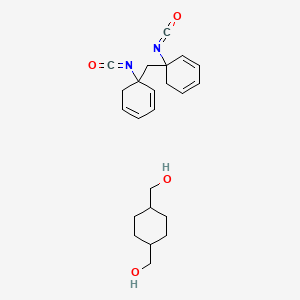 molecular formula C23H30N2O4 B588032 1,4-Cyclohexanedimethanol, polymer with 1,1'-methylenebis(isocyanatobenzene) CAS No. 152187-59-2