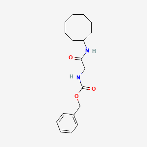 molecular formula C18H26N2O3 B5880369 benzyl [2-(cyclooctylamino)-2-oxoethyl]carbamate 