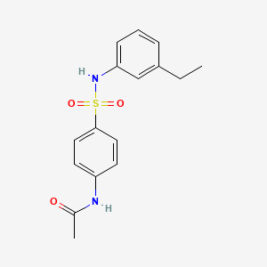 N-(4-{[(3-ethylphenyl)amino]sulfonyl}phenyl)acetamide
