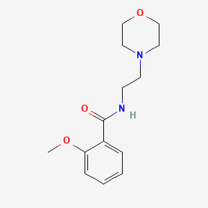 molecular formula C14H20N2O3 B5880426 2-methoxy-N-[2-(4-morpholinyl)ethyl]benzamide 