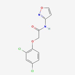 molecular formula C11H8Cl2N2O3 B5880440 2-(2,4-dichlorophenoxy)-N-3-isoxazolylacetamide 