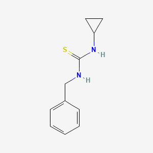 molecular formula C11H14N2S B5880442 N-benzyl-N'-cyclopropylthiourea 