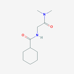N-[2-(dimethylamino)-2-oxoethyl]cyclohexanecarboxamide