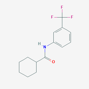 molecular formula C14H16F3NO B5880477 N-[3-(trifluoromethyl)phenyl]cyclohexanecarboxamide 