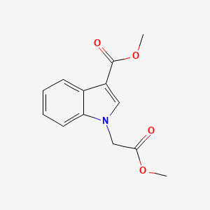 molecular formula C13H13NO4 B5880575 1-(2-甲氧基-2-氧代乙基)-1H-吲哚-3-羧酸甲酯 
