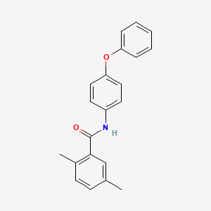 molecular formula C21H19NO2 B5880581 2,5-dimethyl-N-(4-phenoxyphenyl)benzamide 