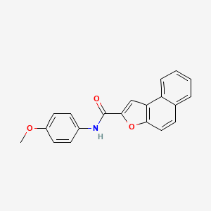 molecular formula C20H15NO3 B5880696 N-(4-methoxyphenyl)naphtho[2,1-b]furan-2-carboxamide 