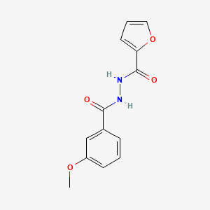 molecular formula C13H12N2O4 B5880715 N'-(3-methoxybenzoyl)-2-furohydrazide 