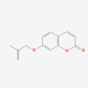 molecular formula C13H12O3 B5880723 7-[(2-methyl-2-propen-1-yl)oxy]-2H-chromen-2-one 