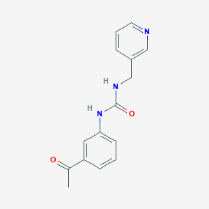 molecular formula C15H15N3O2 B5880729 N-(3-acetylphenyl)-N'-(3-pyridinylmethyl)urea 