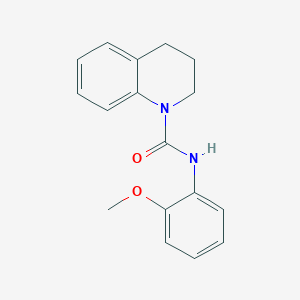 molecular formula C17H18N2O2 B5880736 N-(2-methoxyphenyl)-3,4-dihydro-1(2H)-quinolinecarboxamide 