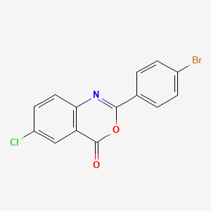 molecular formula C14H7BrClNO2 B5880754 2-(4-bromophenyl)-6-chloro-4H-3,1-benzoxazin-4-one 