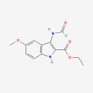ethyl 3-(formylamino)-5-methoxy-1H-indole-2-carboxylate