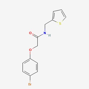 2-(4-bromophenoxy)-N-(2-thienylmethyl)acetamide