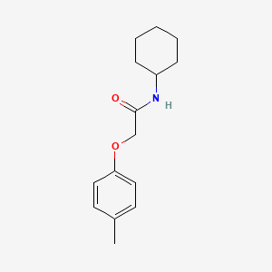 molecular formula C15H21NO2 B5880882 N-cyclohexyl-2-(4-methylphenoxy)acetamide 
